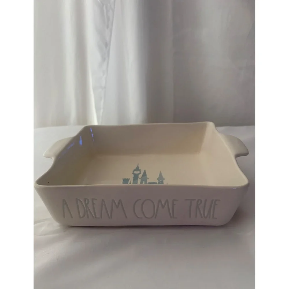 Rae Dunn Disney Princess Cinderella Square Baking Dish A Dream Come True